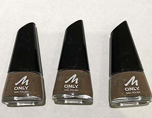 3x Manhattan Only Nagellack (4 Braun)