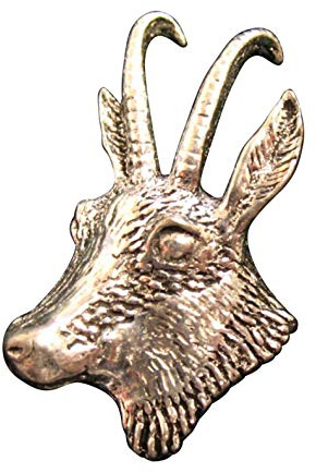 Ansteckpin Gemse | für den Hut oder das Revers | Perfekt zum Jagd-Outfit | Anstecker Pin Button
