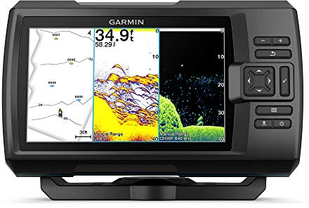 Garmin Striker Vivid 7cv, Easy-to-Use 7-inch Color Fishfinder and Sonar Transducer, Vivid Scanning Sonar Color Palettes (010-02552-00)