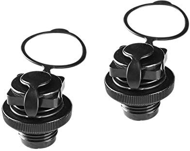 Heytur Inflatable Air Valve Replacement Screw Air Valve for Inflatable Rubber Dinghy Raft Pool Boat Fishing Boats 2 pack