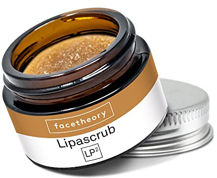 facetheory Lipascrub LP2 - Lip Scrub made with Sugar, Avocado, and Coconut, Smooth and Hydrate Dry Lips, Lip Scrub Exfoliator, Vegan & Cruelty-Free, Made in UK | Scented | 15ml