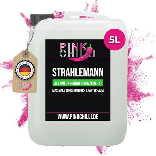 Pink Chilli 5l Allzweckreiniger Industriequalität - effizienter Universalreiniger Mango Duft - hochwirksamer Mehrzweckreiniger - Multifunktionsreiniger umweltfreundlich - Haushaltsreiniger Konzentrat