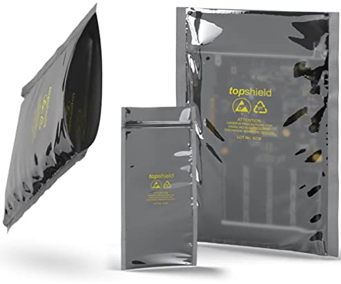 TPS247 antistatiska återförslutningsbara påsar (storlek 102 x 152 mm, 100 stycken)