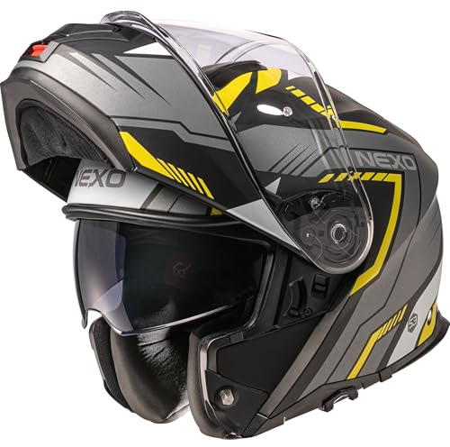 Nexo Klapphelm Comfort II ECE 22/06 Motorradhelm für Herren Damen Rollerhelm Helm