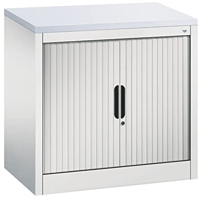 DENIOS C+P Rollladenschrank Omnispace, 800 x 420 x 720 mm, lichtgrau