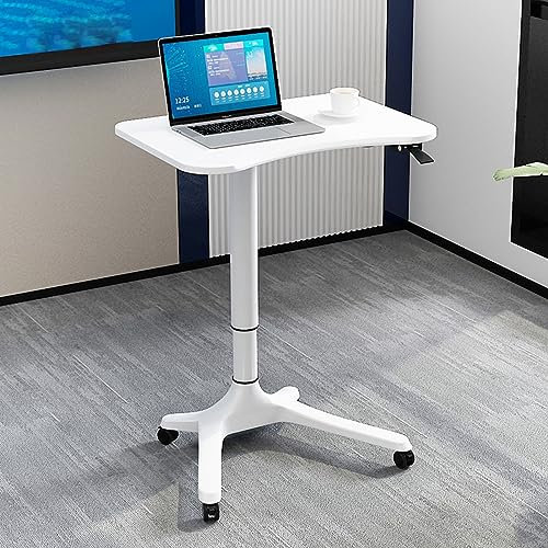 YUZES Mobiles Laptop-Podium,Höhenverstellbar Rednerpult Mit Neigbarem Desktop,Sitz-Steh-Schreibtisch,Ergonomisch Vertikaler Leseplattform,bodenstehendes Podium,Empfangspult
