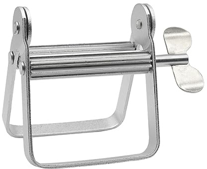 SOLUSTRE Exprimidor De Crema De Aleación De Aluminio Para Uso Facial Dispensador De Pasta De Dientes Rodillo Para Suministros De Baño