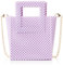 FELIPA Bolso de Mujer con Escote, Clutch, Color Lila, Einheitsgröße