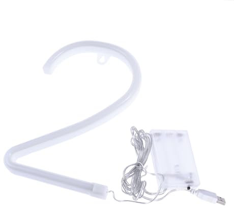 MAGICLULU Led-nachtlicht Mit Römischer Ziffern-form Zahlenlampe Aus Led-neon Für Schlafzimmer-dekoration Party-stimmung Hochzeit-dekor Warmweißes Licht Nummer