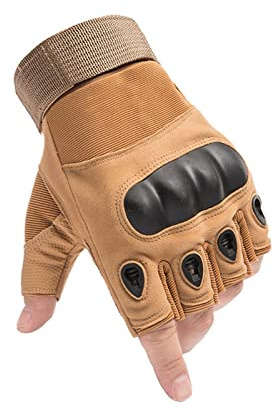 Guantes resistentes a cortes Guantes tácticos al aire libre Ciclismo Guantes de medio dedo Entrenamiento deportivo Resistente al desgaste Antideslizante Anti-corte Guantes de fitness Guante de trabajo