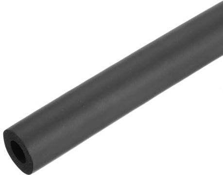 QUARKZMAN Tube d'Isolation de Tuyaux 90cm, Conduits Isolants ID 13mm OD 21.7mm, Tuyau en Mousse Extérieur Conservation Chaleur pour Support Poignée Chauffage Tube Climatisation, Noir