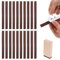 20 PCS Felt Furniture Pads, 5.9 x 0.47 x 0.16in -Cuttable Premium Felt with Adhesive Backing Cut to Size Chair Leg Floor Protectors (Brown)