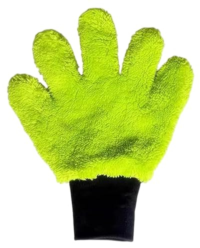 Iouyjiu Mitts de Lavado de Autos, Guantes de Lavado de Autos - Sin rasguños Mitts de Lavado Altamente absorbentes | Guantes de Lavado Suaves, Accesorios de Esmalte automotriz para la Cocina, Uso del