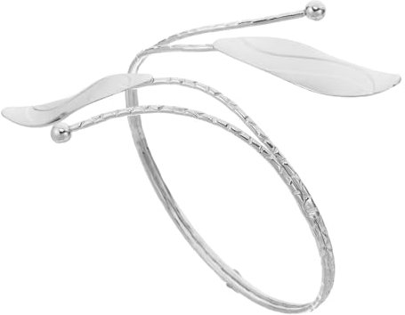 FOMIYES Manschettenschmuck, Offenes Wellenarmband, Verstellbarer Oberarmreif, Metallarmmanschette Für Frauen, Modischer Armschmuck, Kostümzubehör Für Damen