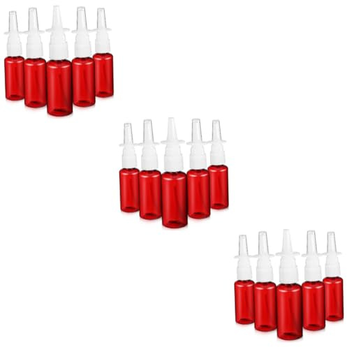 Alipis 3 Ensembles Flacon Épaule Plat Transparent Flacons Pulvérisateurs Bouteilles Bottle Bouteille Impermeabilisant En Plastique 5 Pièces * 3