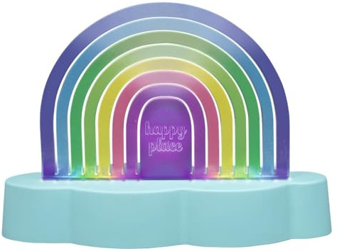 moses. Buntes Regenbogenlicht, bunte LED Lampe für Kinder mit Farbwechsel & Musiksteuerung, USB-C & Batteriebetrieb, Stimmungslicht & Kinderzimmer-Deko, Leuchte mit Geräuschsensor