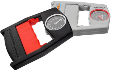CLISPEED Dynamomètre de Préhension Manuel 2pcs Design Mécanique à Pointeur, Mesure Précise, Matériau Abs Ergonomique pour Entraînement Force à Domicile
