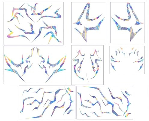 Temporary Tattoos,Cosplay Tattoos Stickers,Cosplay Accessories for Cosplay, Halloween and Party Makeup