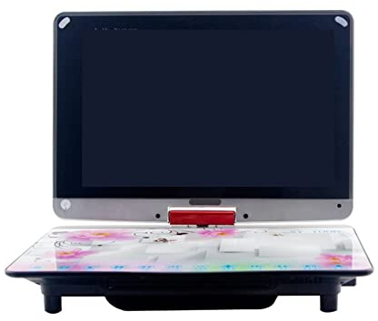 Lettore DVD domestico portatile multifunzionale a formato completo Supporto TV Porta USB Riproduzione scheda SD e schermo girevole HD Touch
