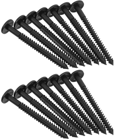 Yardenfun 36 Piezas Kit Fijadores de Vinilo para Persianas Pasadores de Anclaje para Reparación de Persianas Pines Plásticos Resistentes para Paneles de Ventanas Kit de Reparación Versátil y