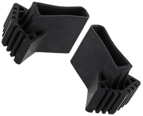 OUNONA 2Pcs Black Ladder Feet Covers Non-Skid Replacement Plastic Foot Pads Ladder Leg Mats for Extendable and Multi-Functional Safety Accessories