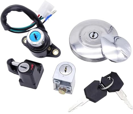 Moto Accensione Blocco Per CA125 Per CMX250 Per Rebel Moto Tappo Serbatoio Carburante Interruttore Sedile Casco Serratura Chiave Barilotto 1 Set