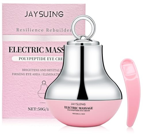 Crème pour les yeux à massage électrique, masseur oculaire (cuillère incluse)