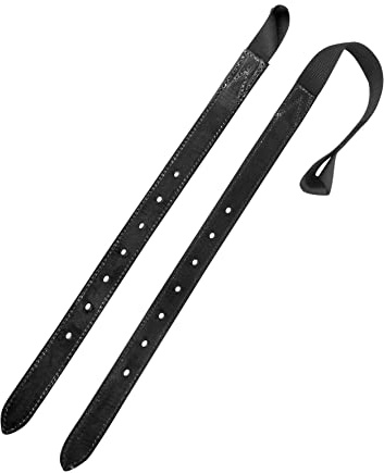 WINTEC Quick-Change Gurtstrippen, Leder, Y schwarz