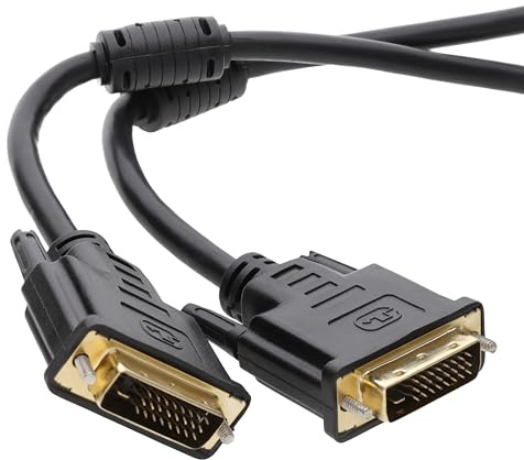 kenable DVI-D Deux link Avec Ferrite Cores Mâle Vers Mâle câble Plaqués Or 10 m [10 mètre/10m]