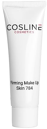 COSLINE Firming Make Up, Hautton anpassend, Natürliches Finish, Reife Haut, Strahlender Teint, kaschiert Fältchen und Rötungen, Anti-Aging, Made in Germany, 30ml