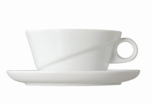 Taza de café de diseño Ridge de Kinto, color blanco, fabricada en Japón, caja de regalo, 220 ml