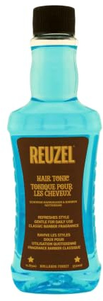 Reuzel Hair Tonic - Sin aceite - No sobrecarga el pelo - Fragancia de barberia nostálgica - Recupera el brillo natural y sano - Puede utilizarse como loción antes de cortar en cabello mojado - 350ml