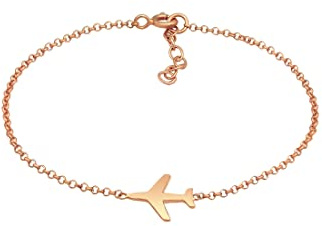 Elli Armband Damen Flugzeug Travel Reise Filigran 925 Sterling Silber