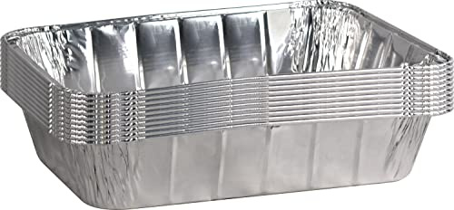 Catergold Disposable Tray Aluminium Foil Lasagne Trays 37 x 26 x 7cm (10 Trays)