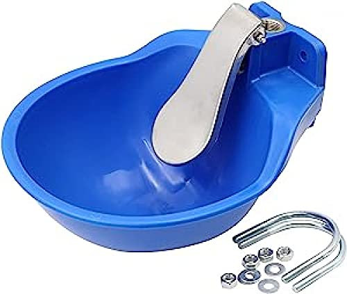 ELSHY 24V Plastik Beheizte Tränke mit Schwimmer Frostschutz Automatisches Thermostat Schwimmertränke für Rinder Pferd Schaf Ziege Hund Bauernhof Liefert