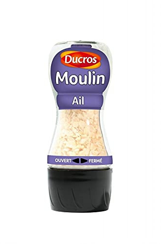 DUCROS - Moulin Ail Bio de Provence - 40g - Assaisonnement en un tour de main pour une cuisine savoureuse - Herbes et épices. - Lot De 3 - Vendu Par Lot