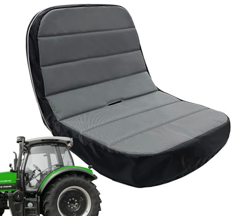 Teksome Funda para Asiento de Tractor de Césped, Impermeable y Resistente a la Intemperie