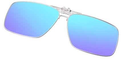 cocog Clip para gafas de daltonismo, gafas de corrección de ceguera de color rojo-verde, unisex, para uso en interiores y exteriores