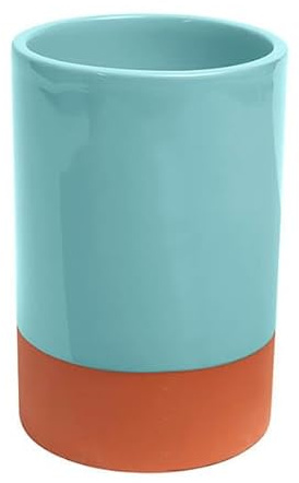Dexam Sintra Weinkühler, glasiert, Terrakotta, Enteneiblau
