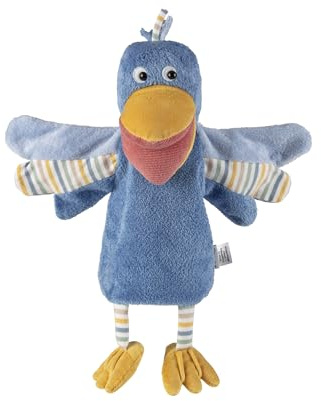 Sterntaler Marionnette à Main Oiseau - Jouet Doux pour Enfants pour Le théâtre de marionnettes, la Narration, Les câlins et la de la Parole - Compagnon de Jeu Parfait et idée Cadeau - Bleu