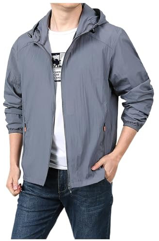 SRZYMJ Mantel Herren Lang Leder Jacke Rot Übergangsjacke Sportlich Outdoorjacke Atmungsaktiv Softshelljacke Steppweste Leicht Funktionsjacke Parka Winter Wintermantel Sportjacke Freizeitjacke