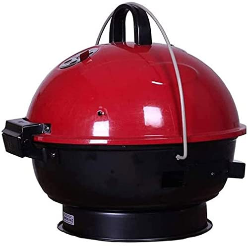 ZJFHEYUO BBQ-Grill, Feuerstelle im Freien, Stahl, zusammenklappbar, für den Außenbereich, Garten, Terrassenheizer, Grill, Camping-Schüssel, Grill mit Schürhaken, Rost, Grill, Trag