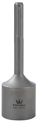 TOPWAY SDS Max 121149 Erdstangen-Treiber, 51 x 65 x 220 mm, T-Pfostentreiber, Meißel-Bit, funktioniert mit SDS Max Bohrhämmern und Bohrhämmern