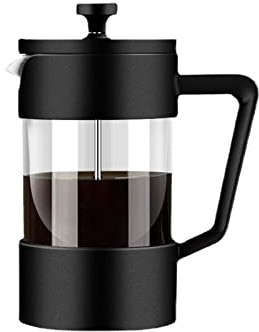 350/600/1000 ml Prensa de café de vidrio grueso - Cafetera expreso hecha a mano para cafetera espresso hecha a mano con espuma de prensa de leche francesa y cafetera