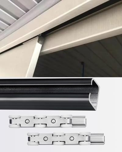 Sliding Door Kit Sliding Door Rail with Hanging Track 1200mm 1400mm 1500mm 2400mm, Top Hung Barn Door Kit for Kitchen Cabinet, Pocket Door Track Hardware Set(2250mm/89 inch)