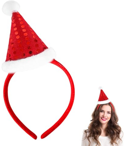 DIELIANHUA Weihnachts Haarreif, Weihnachtsstirnband, Haarreif Weihnachten, Weihnachtsbaum Haarreifs, Weihnachts Kopfschmuck, Weihnachten Stirnband für Kinder Damen Geburtstag Party Cosplay Karneval