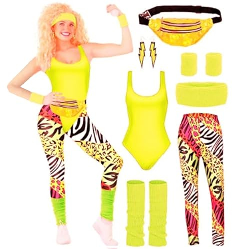 hehiy Karneval Kostüm Damen Set Mardi Gras Pailletten Maske Damen Tüllrock Tütü Rock Accessoires in Lila Grün Gold Fasching Komplettset für Karneval Faschingskostüme Mottoparty