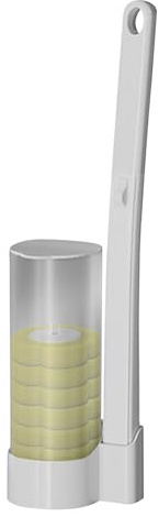 Toilettenreinigungsstab – nachfüllbares Toilettenschüssel-Set | Badezimmer-Reinigungssystem, Schnellwechsel-Ersatzkopf für Badewannen, Mopp-Waschbecken