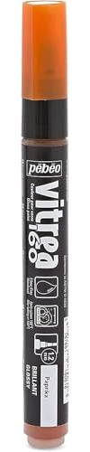 Pebeo Vitrea 160, Glossy Glass Paint Marker - Paprika