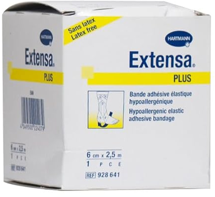 HARTMANN - Bandes adhésives élastiques Extensa® Plus, Hypoallergénique, 1 unité, One Size